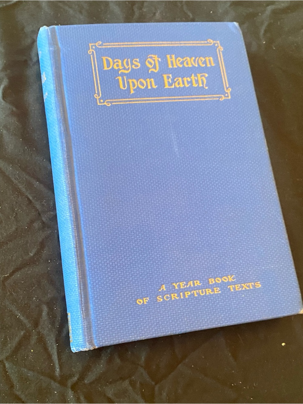 Days of Heaven Upon Earth - Blue Hardcover Year Book 1925 Vtg